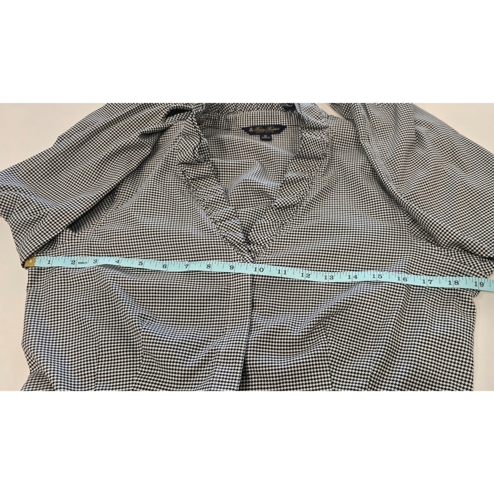 Brooks Brothers Women’s 6 Ruffle-Collar Stretch Supima Cotton Shirt Size 10 - Picture 6 of 9